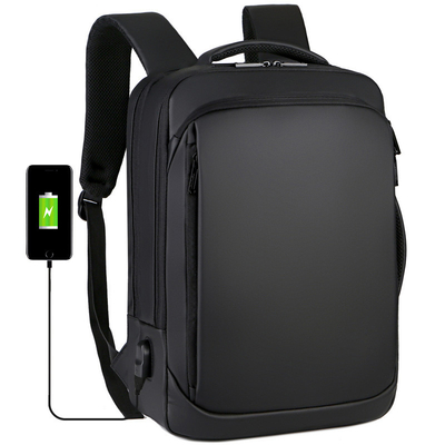 Der Rucksack der schwarzen BSCI-Dienstreise-Rucksack-Laptop-Jugendlich-Männer mit Ladegerät