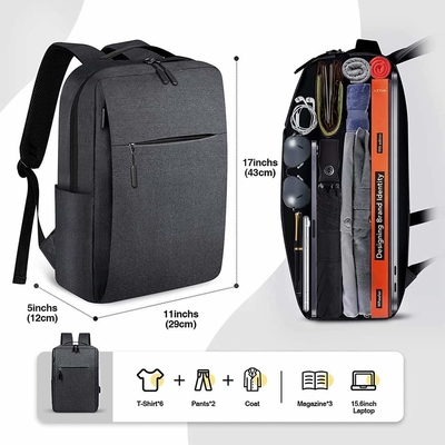 Aufladungsrucksack Soemantidiebstahl USBs 15,6 Zoll-Laptop-Aktenkoffer für Männer