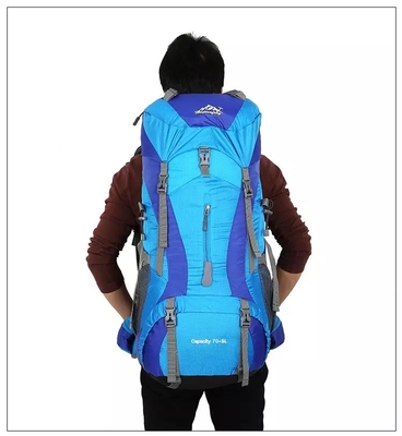 Ransel-Gebirgswasserdichtes Trekkings-Rucksack-Polyester 70 Liter-Rucksack ISO