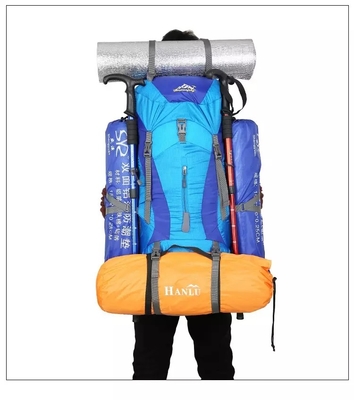 Ransel-Gebirgswasserdichtes Trekkings-Rucksack-Polyester 70 Liter-Rucksack ISO