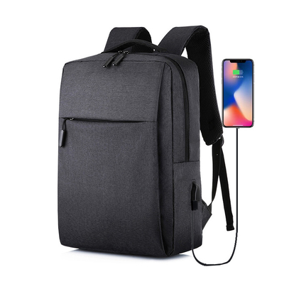 Die Businessmode-Laptop-Rucksacktasche, die USB-Reise-wasserdichten Laptop der kundenspezifischen Männer auflädt, wandert Tasche