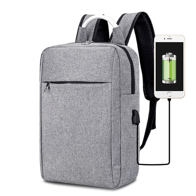 Geschäftstaschen-Laptoprucksack der kundenspezifischen Logomode wasserdichter mit Aufladungsschultasche usb