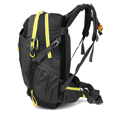 Schwarze wasserdichte wandernde kampierende wasserdichte Zyklus-Rucksäcke des Rucksack-30-40L