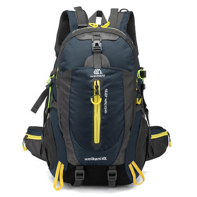 Schwarze wasserdichte wandernde kampierende wasserdichte Zyklus-Rucksäcke des Rucksack-30-40L