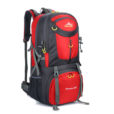 BSCI-Wasser-beständiger wandernder Rucksack 60L, der Bergsteigen-Rucksack wandert