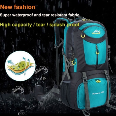 BSCI-Wasser-beständiger wandernder Rucksack 60L, der Bergsteigen-Rucksack wandert