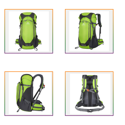 64cm der grünen wasserdichten wandernden leichter die Reise-Rucksack 40L Rucksack-Frauen