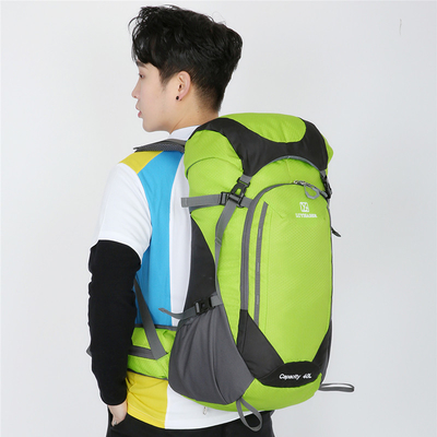 64cm der grünen wasserdichten wandernden leichter die Reise-Rucksack 40L Rucksack-Frauen