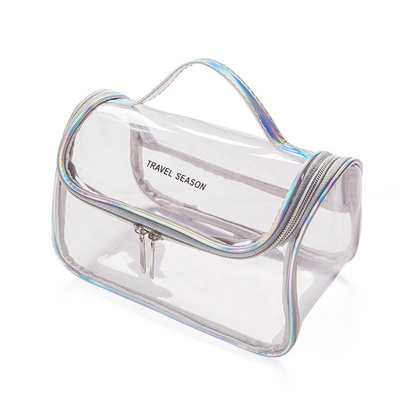 Make-upbeutel-Gruppen-weibliche klare Plastikkosmetiktasche-Eignung TPU transparente