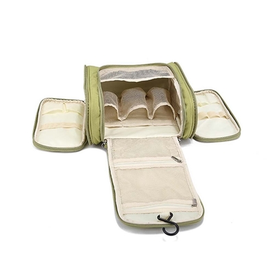 Hängendes Kosmetiktasche-Polyester-Reise-Kulturtasche-Hochleistungsmake-up wasserdicht