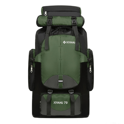 Wasserdichter wandernder Rucksack 70L BSCI, der Rucksack für Mann-Frauen wandernd kampiert