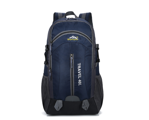 Orange 40L wasserdichter kampierender Reise-Rucksack des Rucksack-55cm mit USB-Gebührenloch