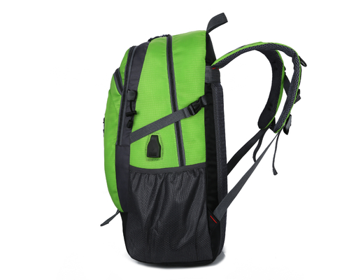 Orange 40L wasserdichter kampierender Reise-Rucksack des Rucksack-55cm mit USB-Gebührenloch