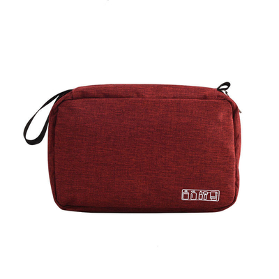 Roter hängender Reise-Kosmetiktasche-Toilettenartikel, der kosmetischen Organisator Portable hängt