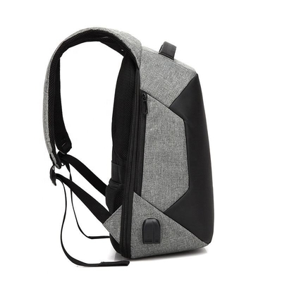 Wasser-Beweis-Rucksäcke des Burgunder-Geschäfts-Laptop-Rucksack-BSCI mit USB