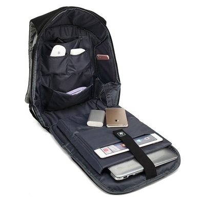 Wasser-Beweis-Rucksäcke des Burgunder-Geschäfts-Laptop-Rucksack-BSCI mit USB