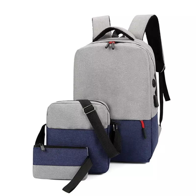 BSCI 3 in 1 gesetzter Rucksack-Laptop-Antidiebstahl-Geschäfts-Rucksack mit USB-Ladegerät-Hafen