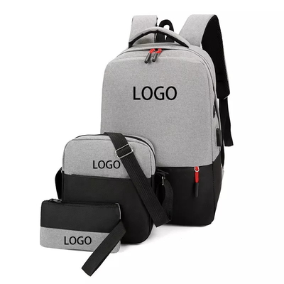 BSCI 3 in 1 gesetzter Rucksack-Laptop-Antidiebstahl-Geschäfts-Rucksack mit USB-Ladegerät-Hafen