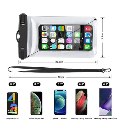 Wasserdichter Handy-Beutel Universal-PVC imprägniern Smartphone-Tasche