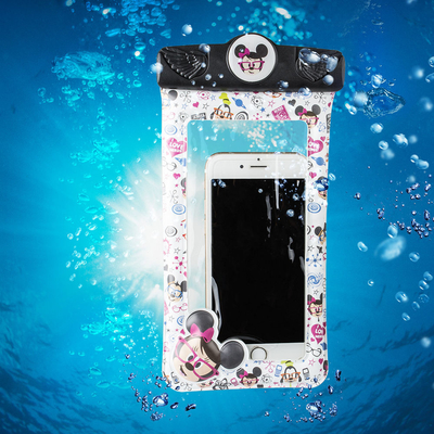 Klare wasserdichte Handy-Beutel-Karikatur-wasserdichtes bewegliches Beutel-Abdeckungs-Schwimmen