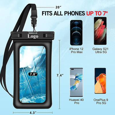 Bunte wasserdichte Handy-Beutel-wasserdichte Telefon-Kasten-Tasche Universal-PVC TPU