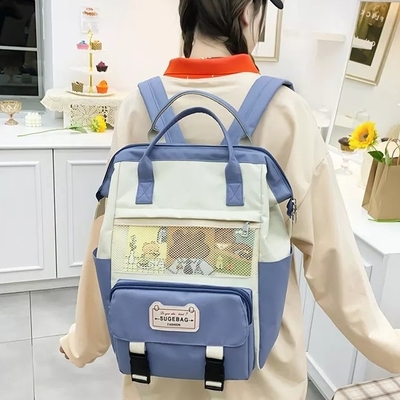 Rucksack-Tasche der Schule24cm stellte Mädchen ein, die netter Rucksack Karikatur-Kinderteenager einstellte