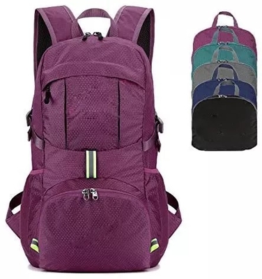 Frauen 30L imprägniern das Wandern des Ultralight faltbaren Reise-Rucksacks des Rucksack-0.1kg