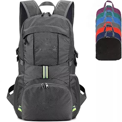 Frauen 30L imprägniern das Wandern des Ultralight faltbaren Reise-Rucksacks des Rucksack-0.1kg