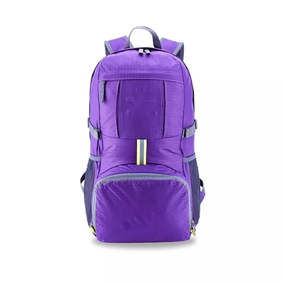 Roter Gebirgsausrüstungs-Rucksack BSCI faltbarer wandernder Rucksack-35L imprägniern