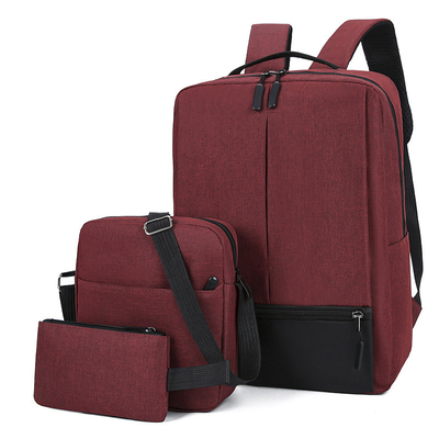 die Arbeits-Laptop-Rucksack der Männer 3pc stellte intelligenten Reise-Rucksack einstellte Unisex ein