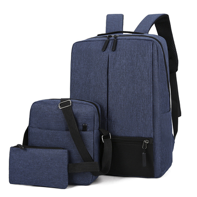 die Arbeits-Laptop-Rucksack der Männer 3pc stellte intelligenten Reise-Rucksack einstellte Unisex ein
