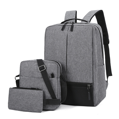 die Arbeits-Laptop-Rucksack der Männer 3pc stellte intelligenten Reise-Rucksack einstellte Unisex ein