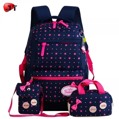 Schulrucksack für Mädchen-Teenager Bookbag stellte Laptop-Rucksack-Brotdose mit Bleistift-Tasche ein