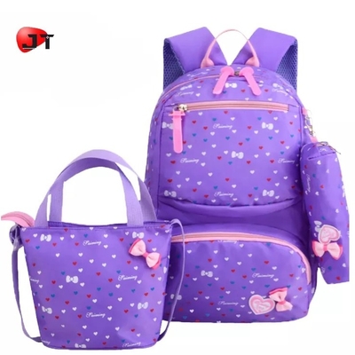 Rucksäcke für Mädchen schulen nette Kinder wandern Bookbags Isolierbrotdose einstellten Tasche