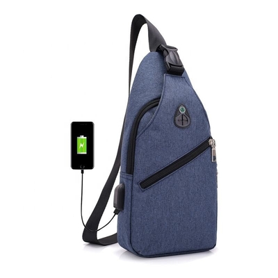 Vielseitige quer- Körper Schultertasche mit aufladendem Port-Oxford Gewebe Usb wasserdicht
