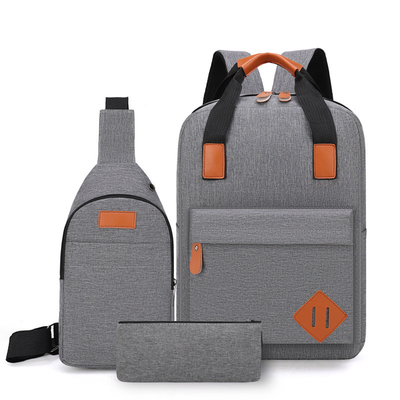 Wasserdichte drei in einem Rucksack-Nyloncomputer-Rucksack eingestellt mit USB