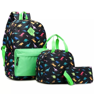 Kinder wandern Mittagessen-Tasche einstellt Schultaschen Jungen-Studenten-Dinosaur New Arrival-Reise-2022