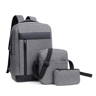 Schwarzer ODM-Unisexrucksack stellt Geschäft 3 in 1 Laptop-Rucksack-Satz-Schule ein