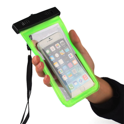 Wasserdichter Telefon-Beutel rosa wasserdichte Telefon-Tasche PVCs, der trockene Telefon-Tasche schwimmt