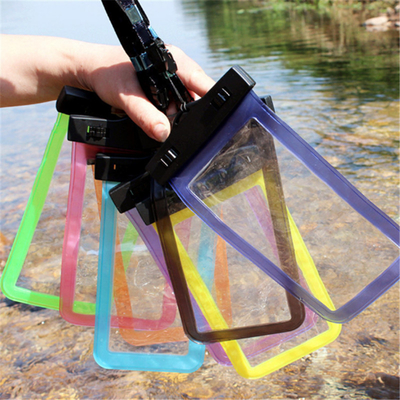 Wasserdichter Telefon-Beutel rosa wasserdichte Telefon-Tasche PVCs, der trockene Telefon-Tasche schwimmt