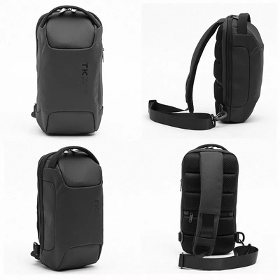 Laptop-Rucksack-ODM-Freizeit-Kreuz-Körper-Umhängetasche der Rückseiten-1200d beschichtende