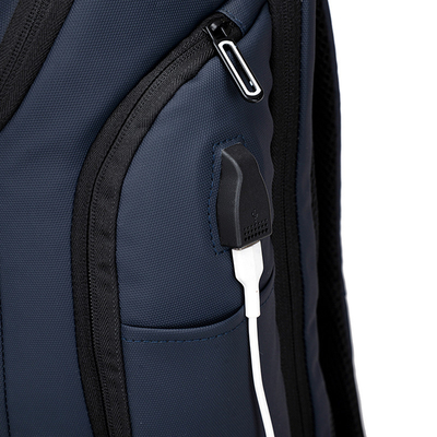 Reise-Laptop-Rucksack ODM sackt wasserdichter ein 15,6 Zoll-Antidiebstahl-Aufladungsrucksack ein