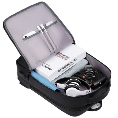 Schwarzes BSCI-Geschäfts-Laptop-Rucksack-Mode-Computer-Rucksack-Wasser beständiges ODM