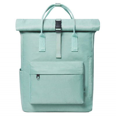 Laptop-Rucksack Segeltuch-kundenspezifischer Logo Waterproof Rolltop Bags 40cm Rolltop