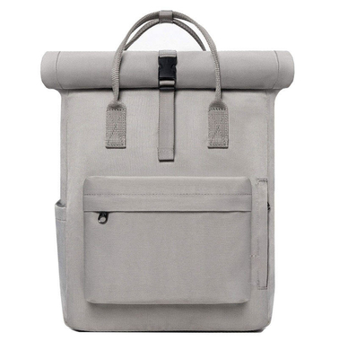 Laptop-Rucksack Segeltuch-kundenspezifischer Logo Waterproof Rolltop Bags 40cm Rolltop