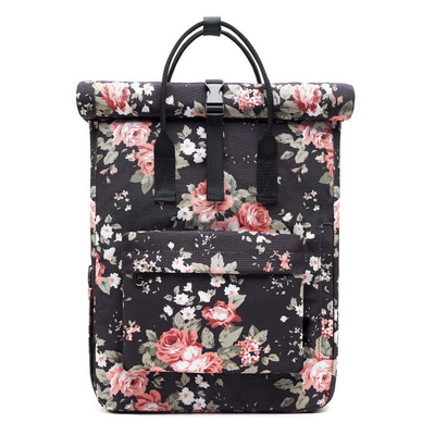 Laptop-Rucksack Segeltuch-kundenspezifischer Logo Waterproof Rolltop Bags 40cm Rolltop