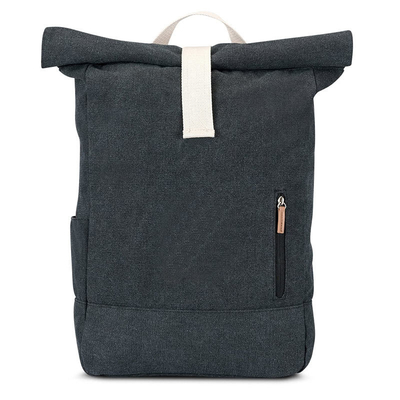 RPET-Weinlese-Rollenspitzen-Rucksack starker Rolltop-Laptop-Rucksack wasserdicht