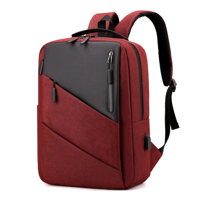 Reflektierender Reise-Laptop-Rucksack für Hochschulstudenten 15 Zoll mit USB-ISO