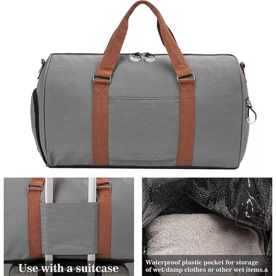 Unisexantidiebstahl-Reise-Taschen-Normallack-Wasser-Beweis-Kleidersack-Speicher-Gepäck-Laufkatze