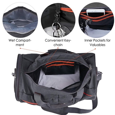 Sport-Antidiebstahl-Reise-Taschen-leichter Turnhallen-Kleidersack mit Schuh-Fach-Nassfach